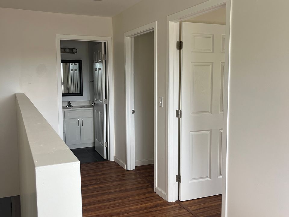 hallway facing rooms