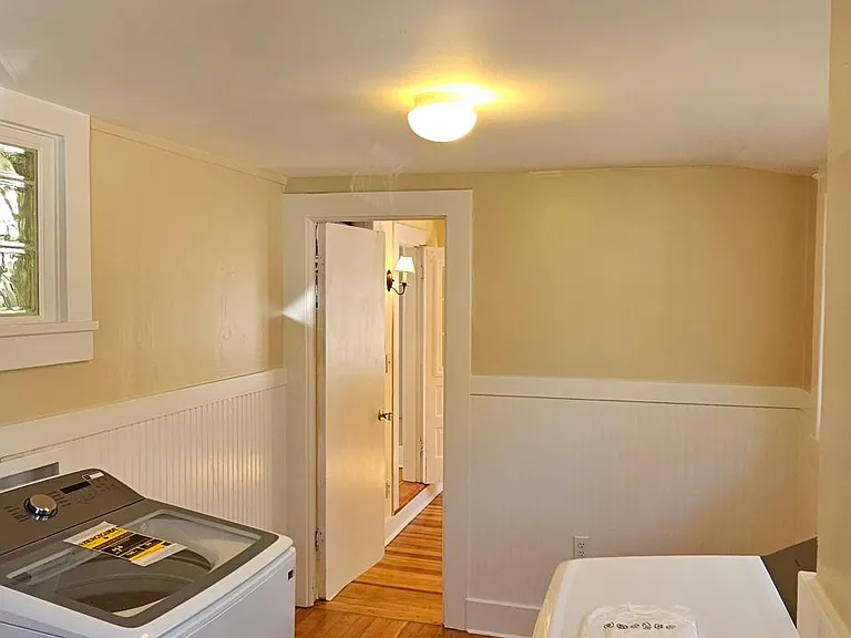 Brand new washer and dryer provided.