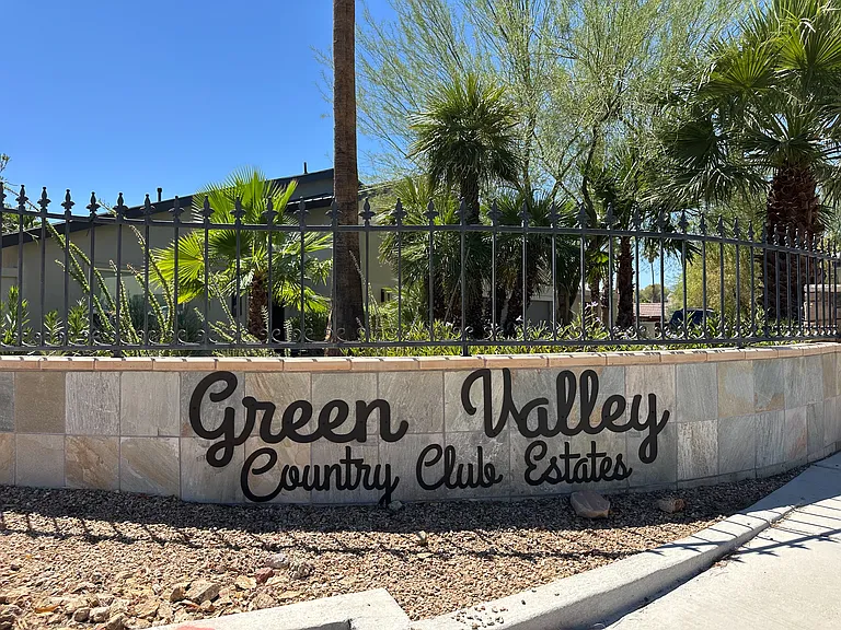 #GuardianRealty 3007 La Mesa Dr 1 story mid-centry modern henderson rental home luxury living room fireplace_07102026