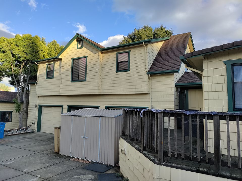 Porch and storage shed