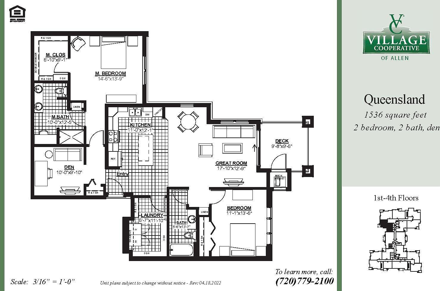 Queensland Plan, Village Cooperative of Allen (Active Adults 62