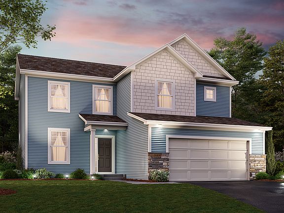 Dearborn Elevation A - Stone