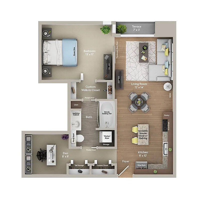 Floor plan A8