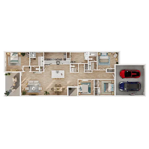 Floor plan 4A Villa