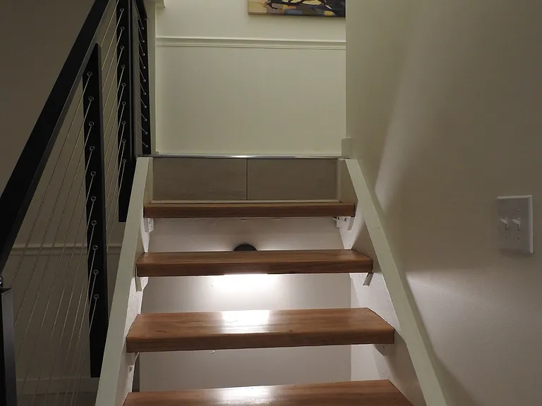Lighted stairway
