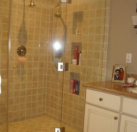 remodeled master bathroom