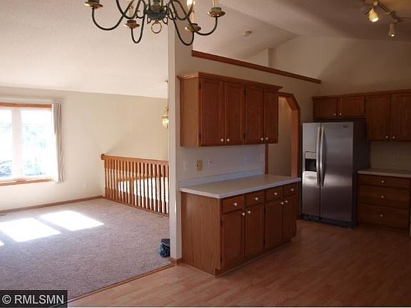 Living room opens to dining room and kitchen for a great open feel