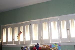 Master Bedroom wall of windows