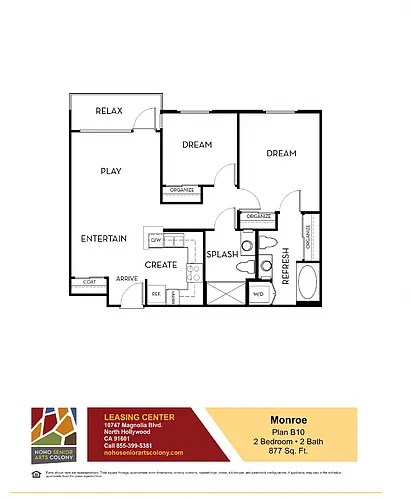 Floor plan Monroe