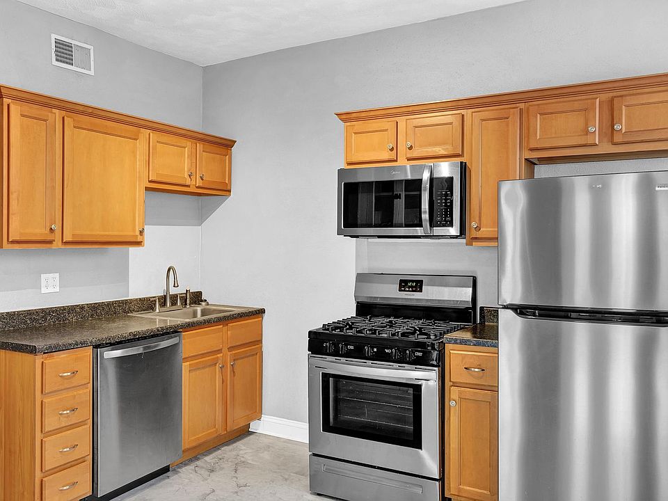 New stainless steel appliances.