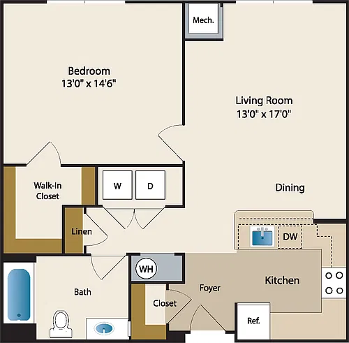Floor plan Goodman