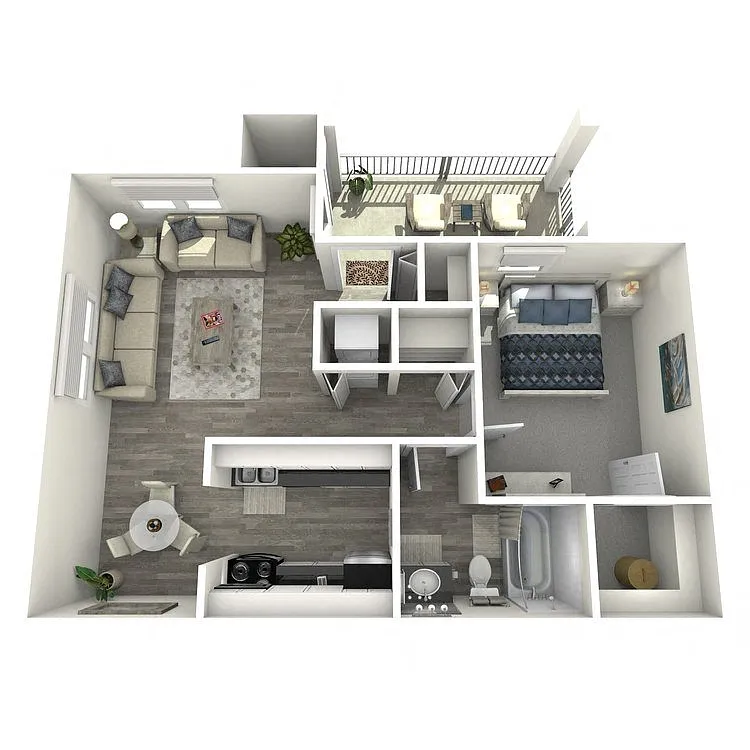 Floor plan Tahiti Renovated