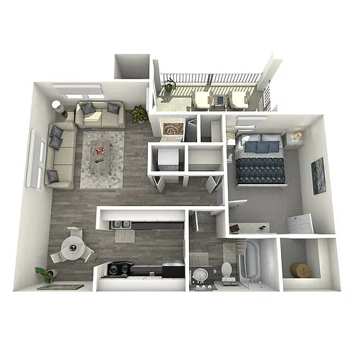 Floor plan Tahiti Renovated