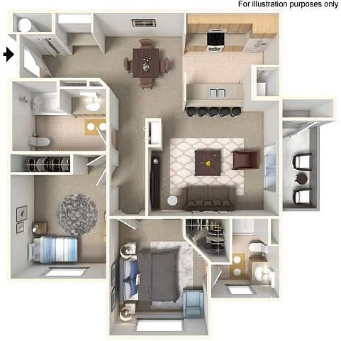 Floor plan EXT MEEKER 1074SF
