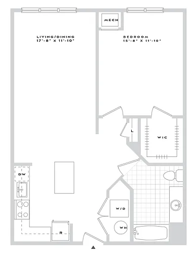 Floor plan B2-A17