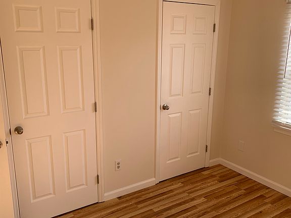 Bedroom with double closet
