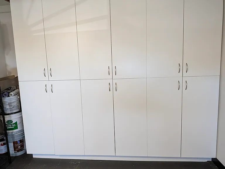 Covered Storage in Garage