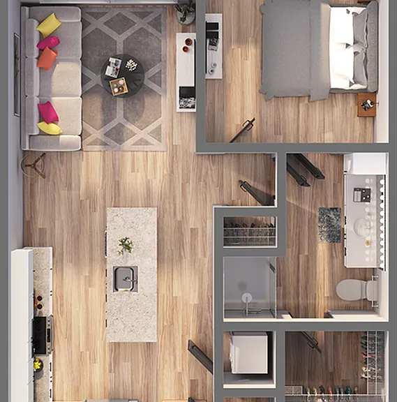 Emerson at Montford Park - A7 Floor Plan Emerson at Montford Park - A7 Floor Plan