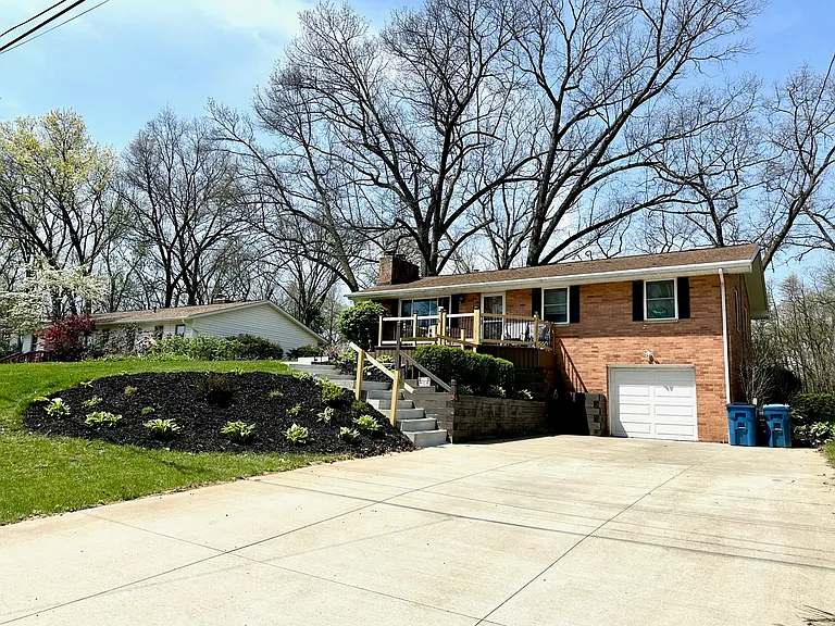 Large double driveway