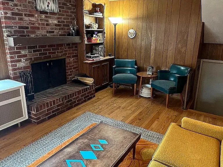 Wood burning fire place