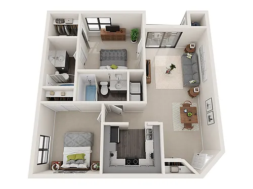 Floor plan B3