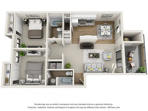 Floor plan Creekside - Sophisticated