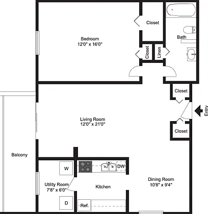 One Bedroom One Bedroom