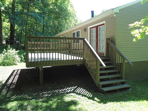Exterior rear deck