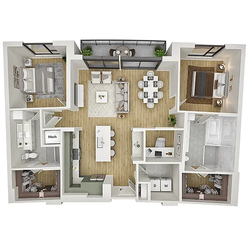 Floor plan Grand Tier I