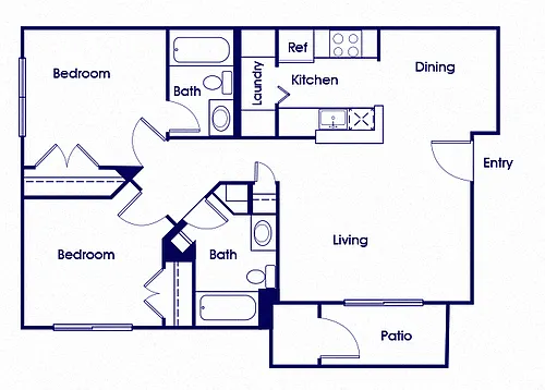 Floor plan B2_Riverwoods