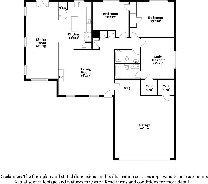 3 bed, 2.0 bath, 1643 sqft, $2,120 — Photo 2