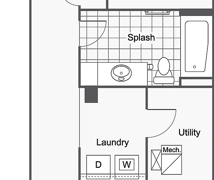 Murray LURA | 1-Bedroom Floorplan Murray LURA | 1-Bedroom Floorplan