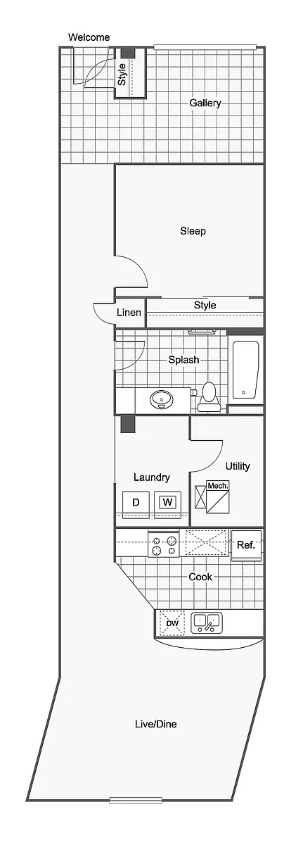 Floor plan Murray LURA