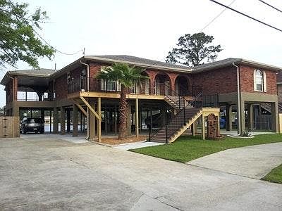 Large raised home