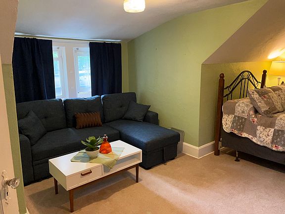 Couch and table included