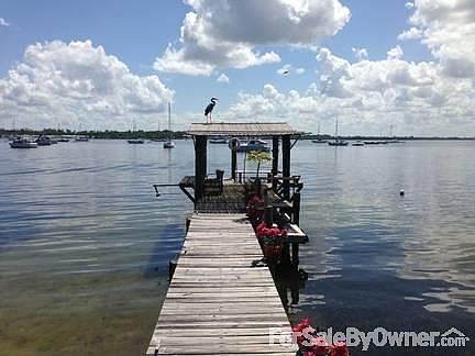the dock into Sarasota Bay