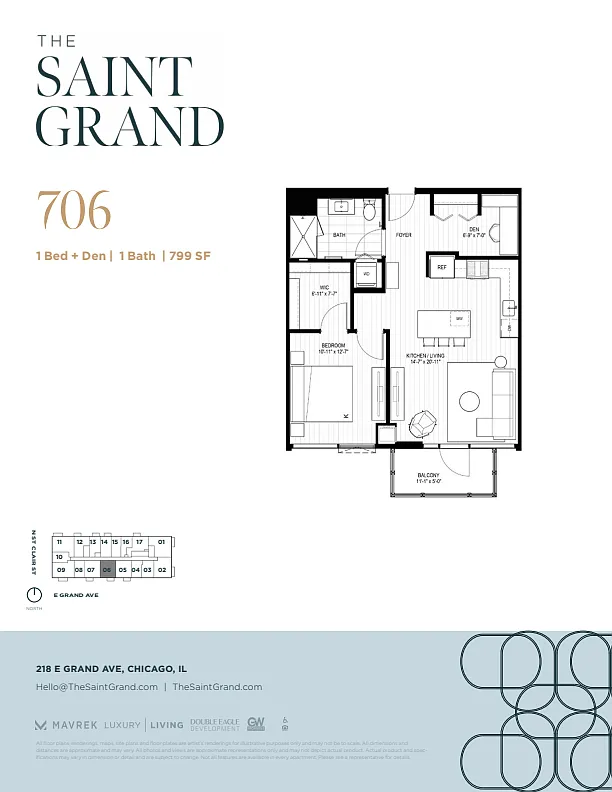 Floor plan 706