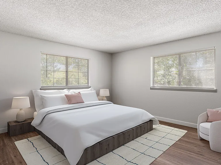 ake up refreshed in a peaceful bedroom.