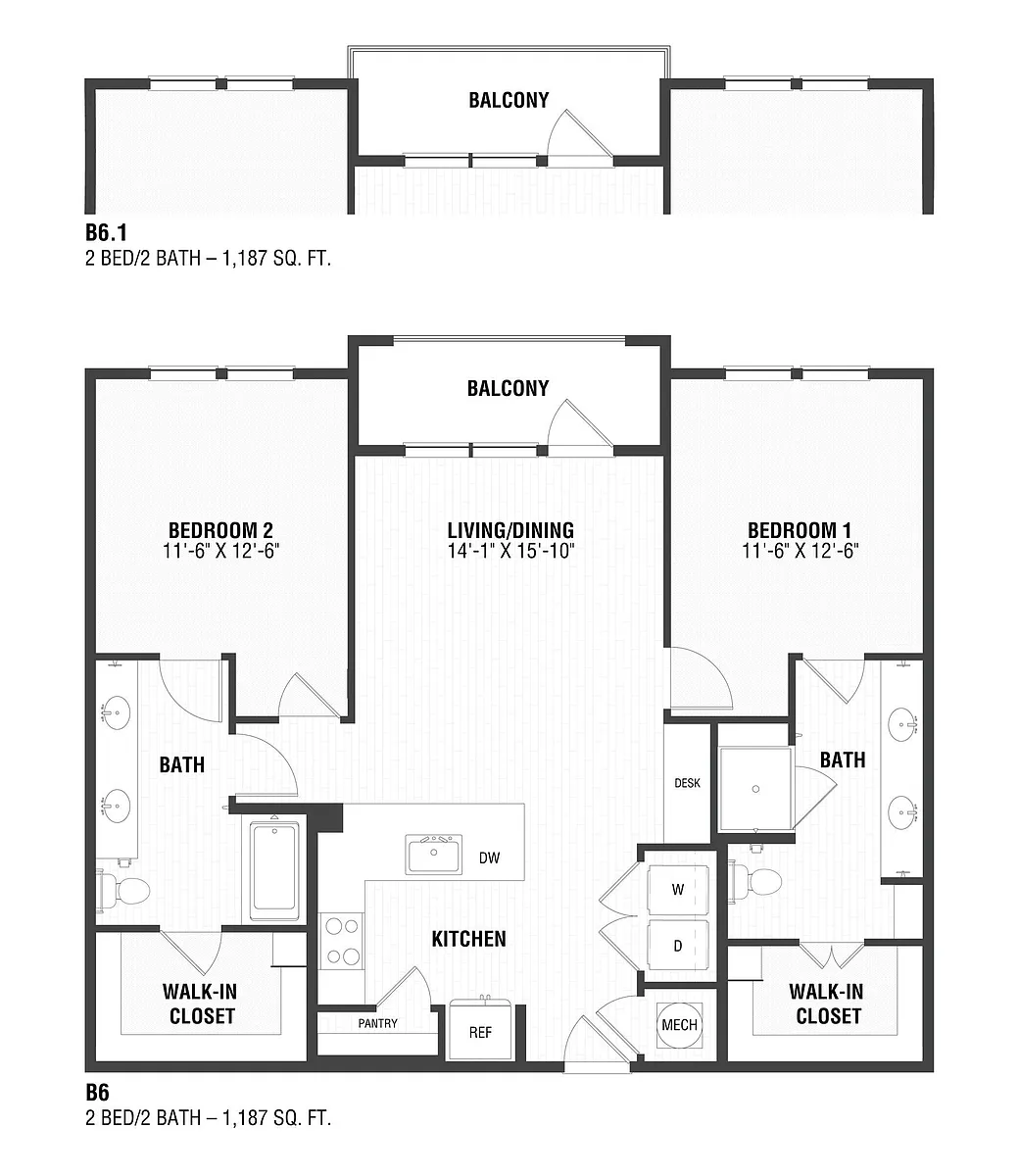 Floor plan B6