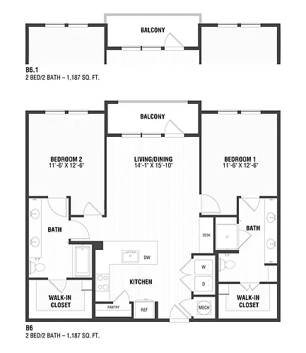 Floor plan B6