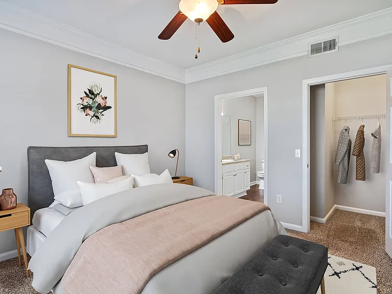 Bedroom with Large Closet and Ensuite Bathroom