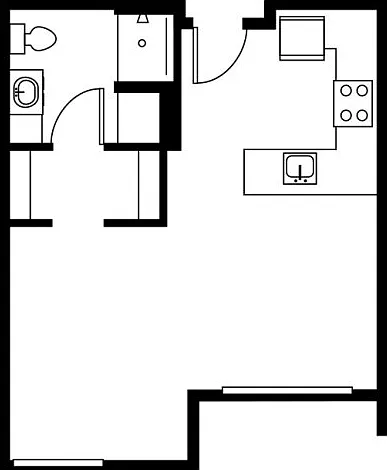 B1 - 2D floor plan B1 - 2D floor plan