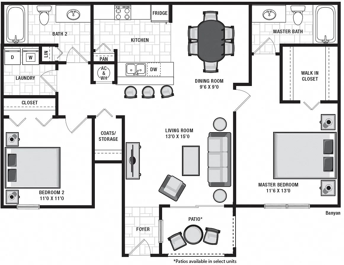 Floor plan Banyan