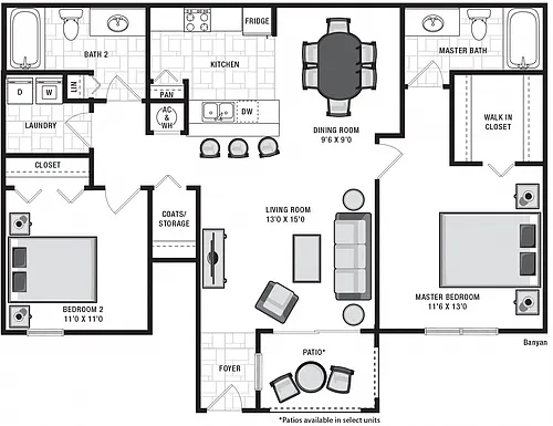 Floor plan Banyan