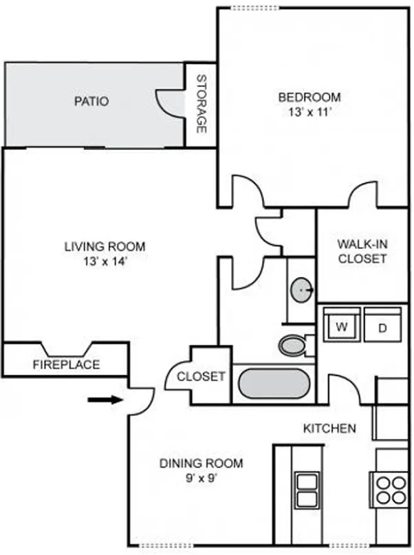 Floor plan Augusta- A3