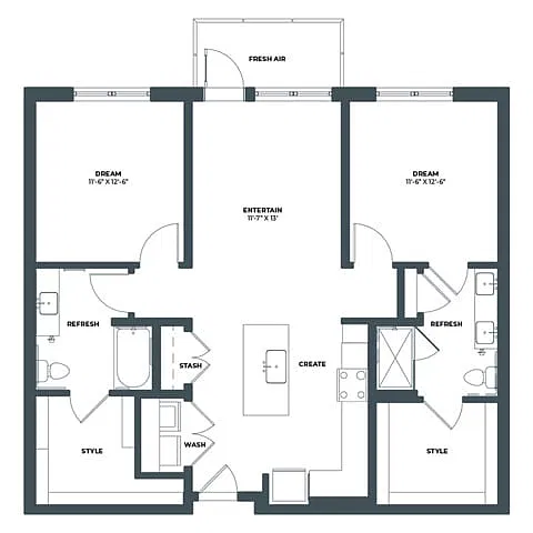 Floor plan 2A
