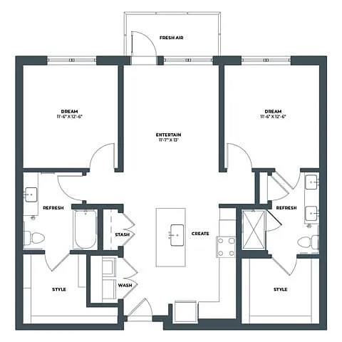 Floor plan 2A