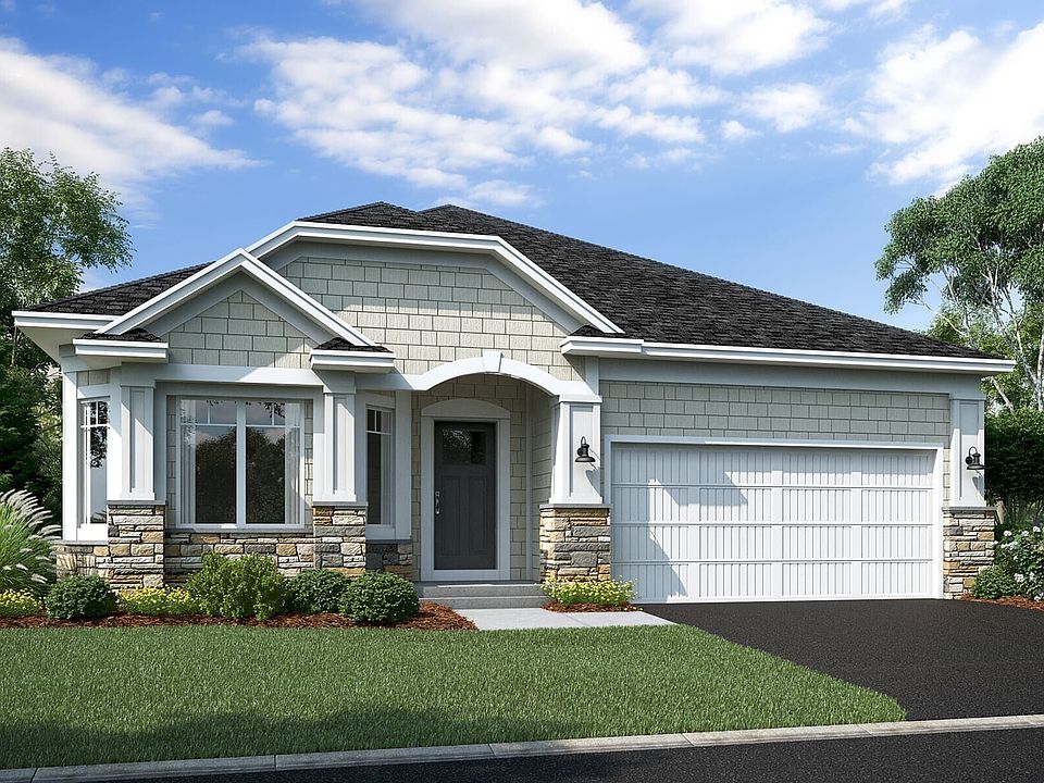 Graystone Elevation D - Stone 2-Car