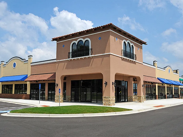 Grocery, banking and retail options located just across the street