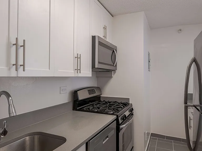 Sleek appliances and modern cabinetry